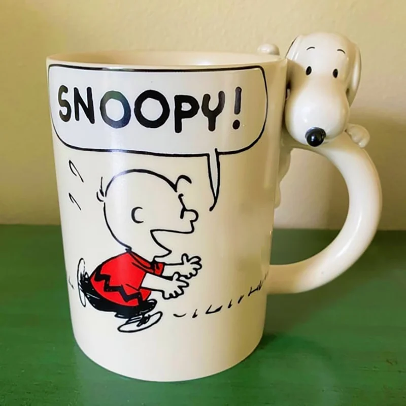 Dimensional Mug Charlie Brown & Snoopy NIB