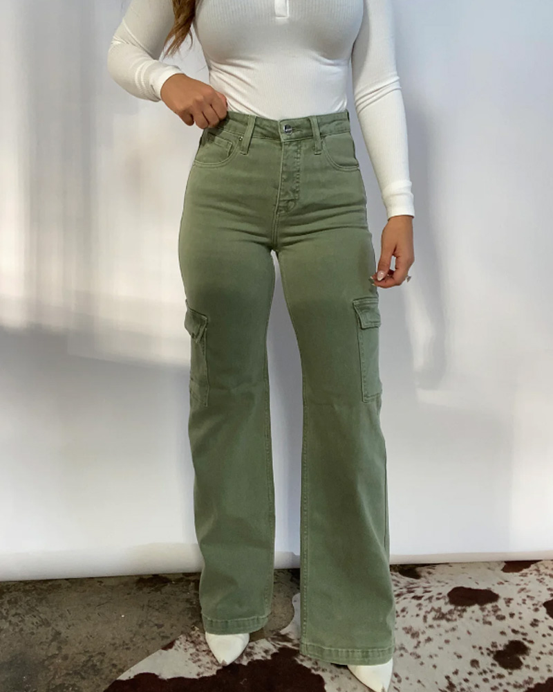 Vaqueros holgados tipo cargo navideños