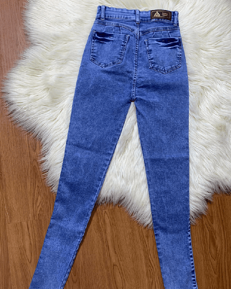 Light Blue Braided Jeans