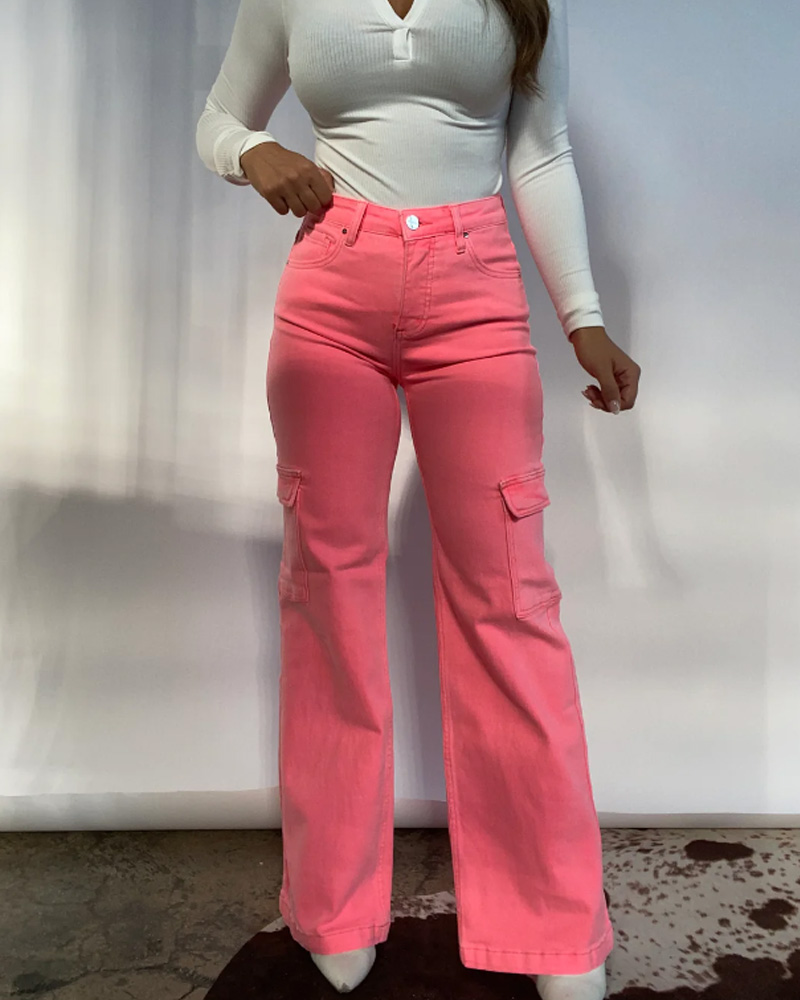 Vaqueros holgados tipo cargo navideños