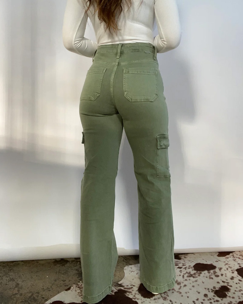 Vaqueros holgados tipo cargo navideños