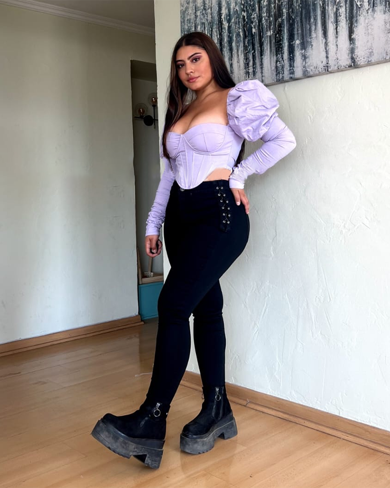 Light Blue Braided Jeans