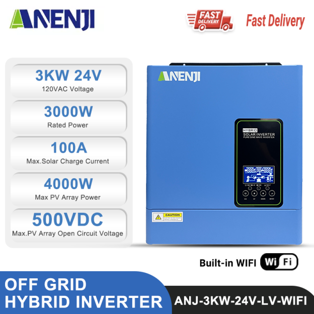 3KW 24V Hybrid Solar Inverter On grid Off grid Inverter with WIFI