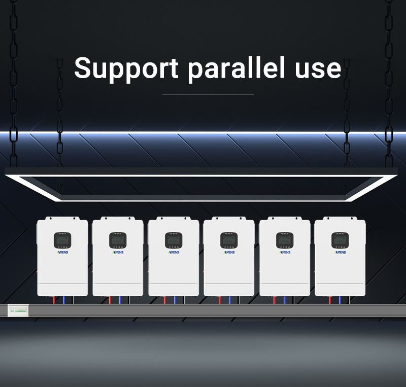 6.5KW 48V All in One Solar Charge Inverter with WiFi CT Optional Parallel Function-ANENJI