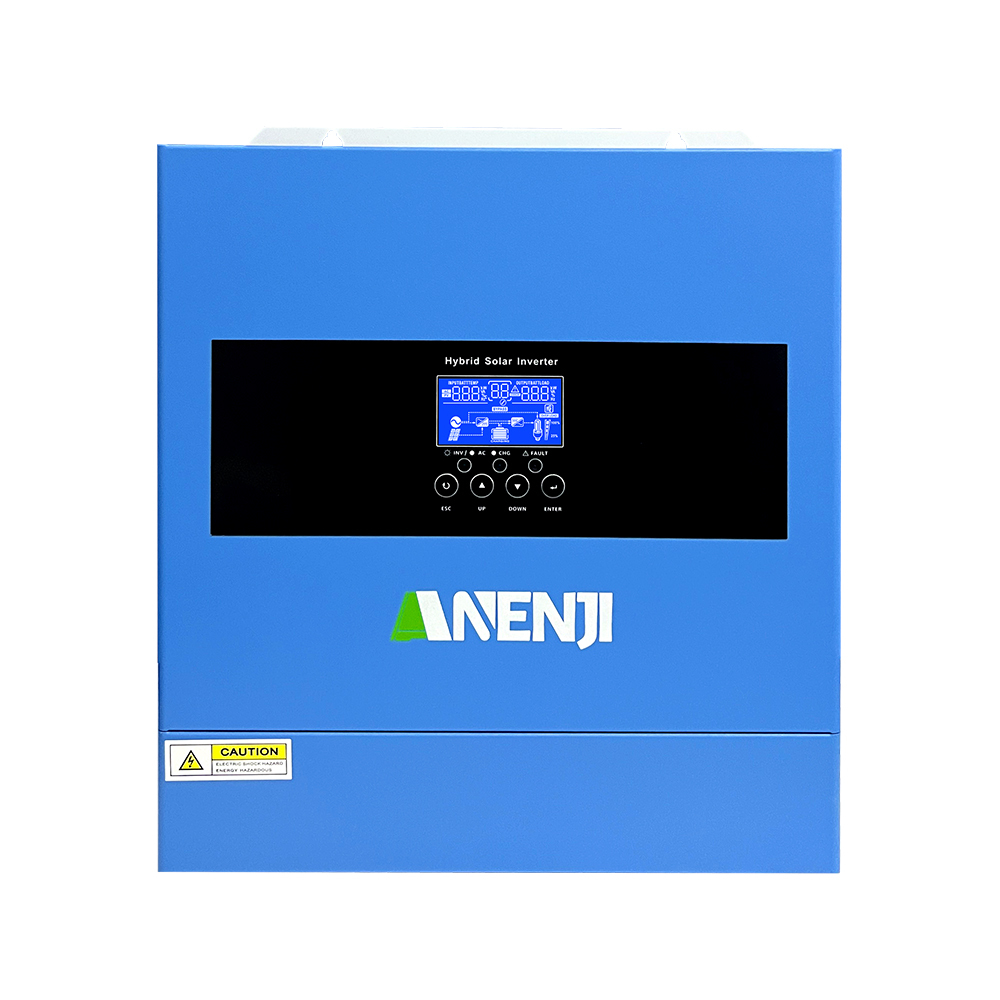 Anenji 4200W 24V Hybrid Solar Inverter On grid Off grid Inverter with WIFI 100A MPPT Dual Outputs