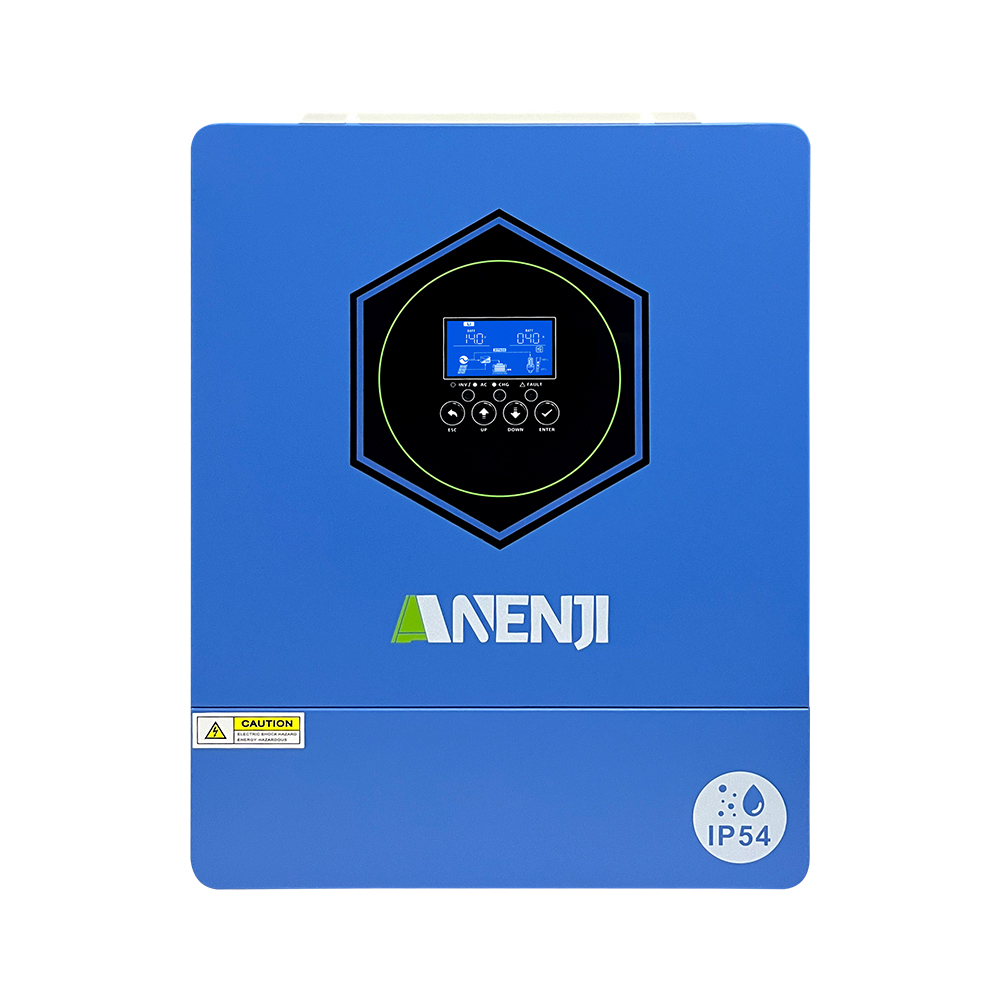 Anenji 6.2kW 24V Hybrid Solar Inverter Dual output With WiFi IP54