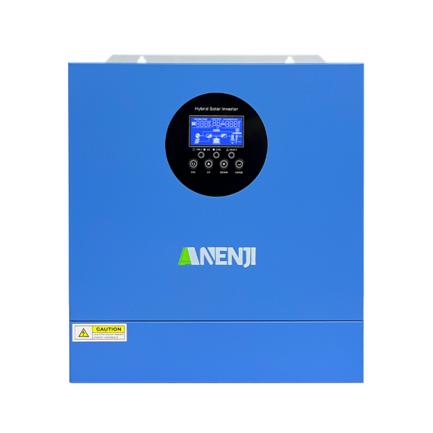 Anenji 2KW 12V hybrid Solar Inverter MPPT Pure sine wave Off grid inverter with WIFI