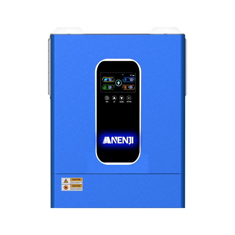 Anenji 11KW 48V Hybrid Solar Inverter Pure Sine Wave Off-Grid+On-Grid 2*MPPT with WIFI Parallel Function for 6 unit Max-ANENJI