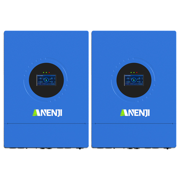 Anenji 12KW 48V Hybrid Solar Inverter Split Phase 120V/240V Dual MPPT Charger Parallel-ANENJI