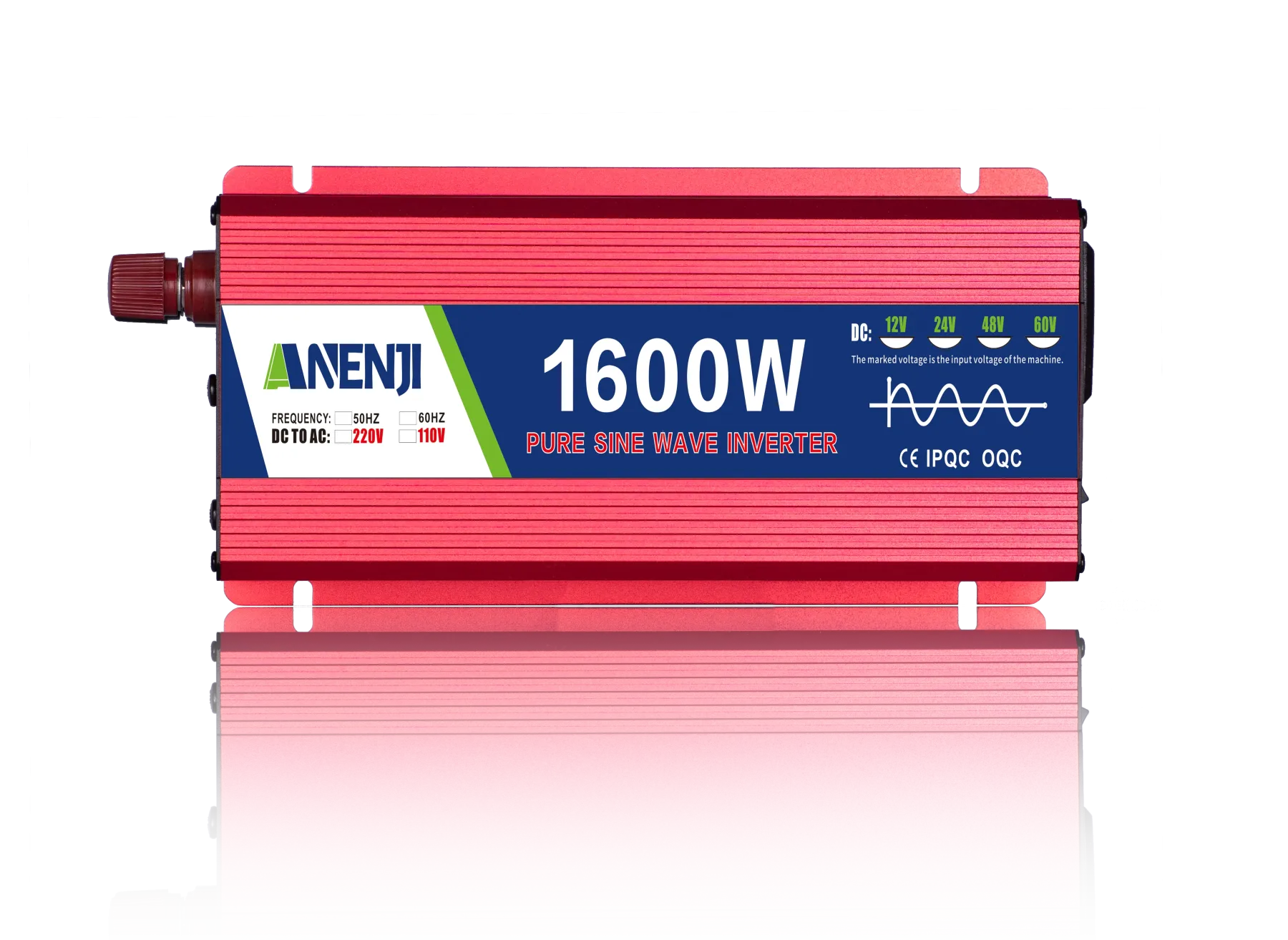 1000W/1600W/2200W/3000W 12V/24V/48V Pure Sine Wave Inverter Power Inverter-ANENJI