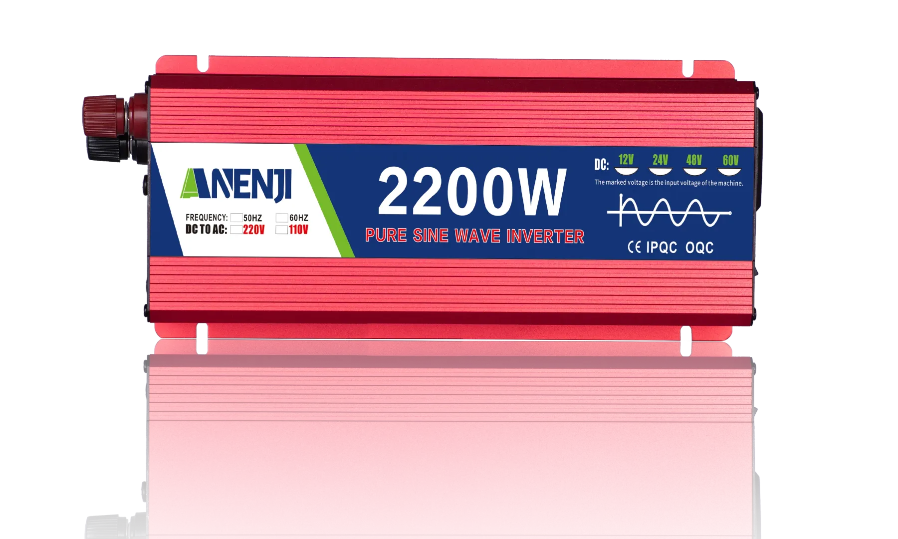 1000W/1600W/2200W/3000W 12V/24V/48V Pure Sine Wave Inverter Power Inverter-ANENJI