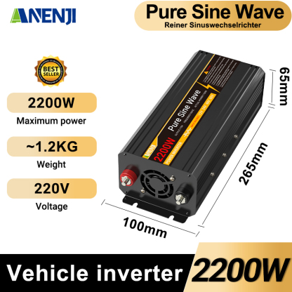 1000W/1800W/2200W/3000W/4000W/5000W/6000W/8000W  110V/220V 12V/24V/48V Pure Sine Wave Inverter Power Inverter