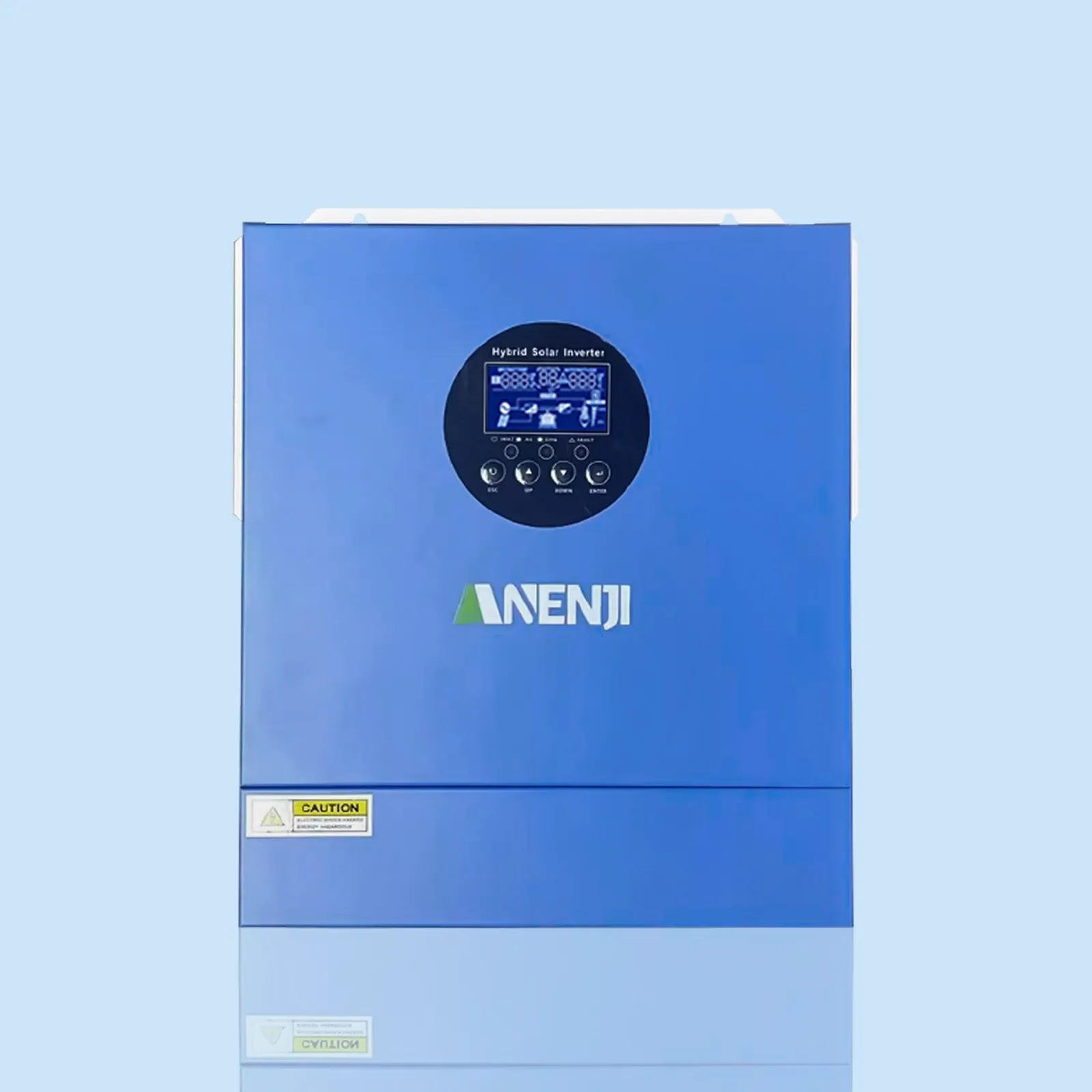 Anenji 2KW 12V hybrid Solar Inverter MPPT Pure sine wave Off grid inverter with WIFI-ANENJI