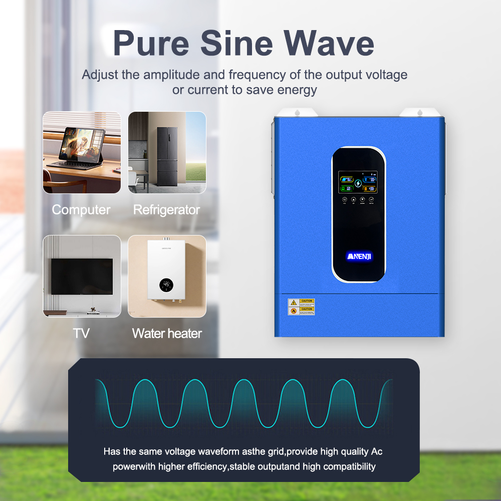 Anenji 33KW 48V Hybrid Inverter/Parallel 3-Phase Inverter On grid Off grid with WIFI