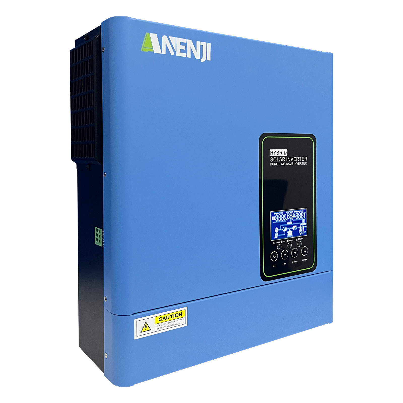 Anenji 3KW 24V Hybrid Solar Inverter On grid Off grid Inverter with WIFI