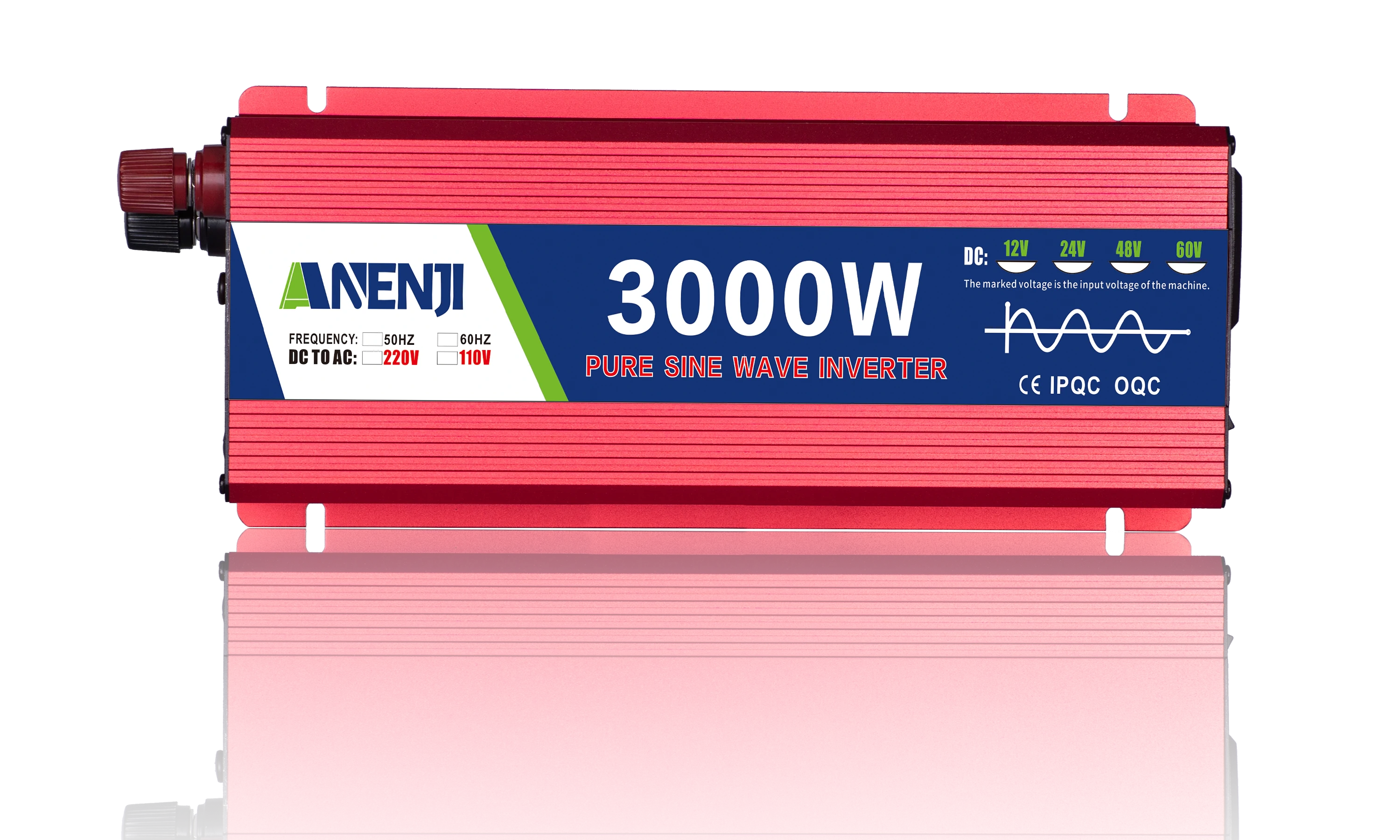 1000W/1600W/2200W/3000W 12V/24V/48V Pure Sine Wave Inverter Power Inverter
