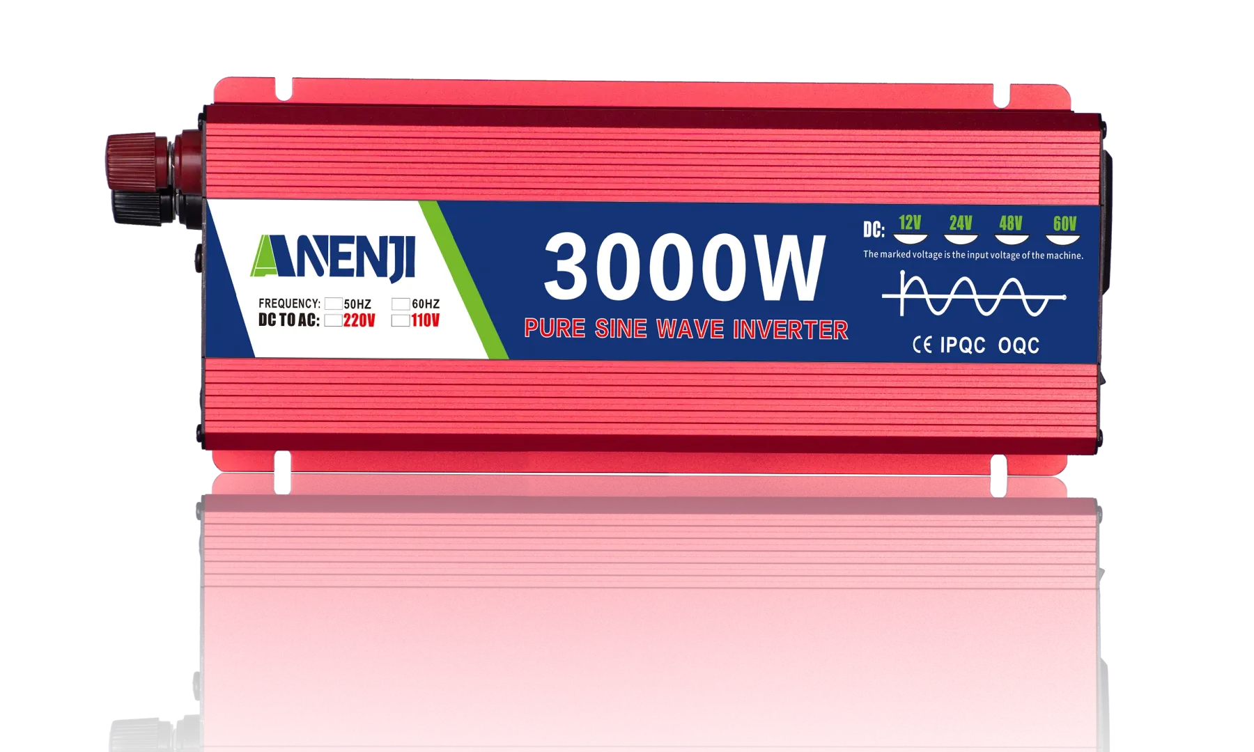 1000W/1600W/2200W/3000W 12V/24V/48V Pure Sine Wave Inverter Power Inverter-ANENJI