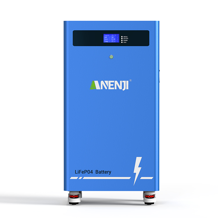 Anenji 51.2V 314 AH LiFePO4 Battery 16 kWh Built-in BMS-ANENJI