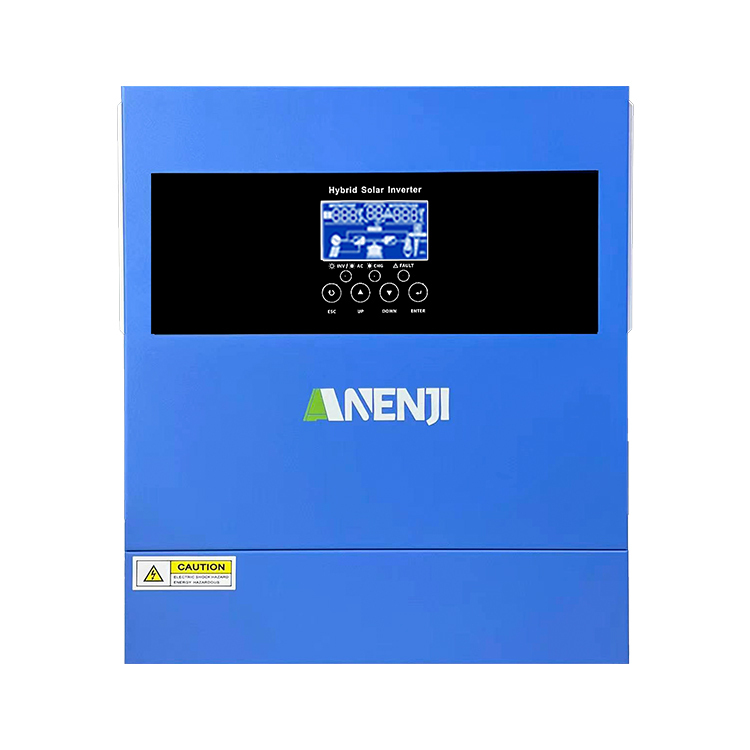 Anenji 4.2KW 24V Hybrid Solar Inverter On grid Off grid Inverter with WIFI -ANENJI