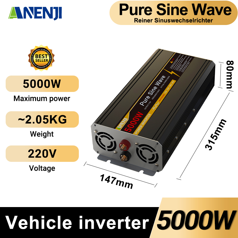 1000W/1800W/2200W/3000W/4000W/5000W/6000W/8000W  110V/220V 12V/24V/48V Pure Sine Wave Inverter Power Inverter
