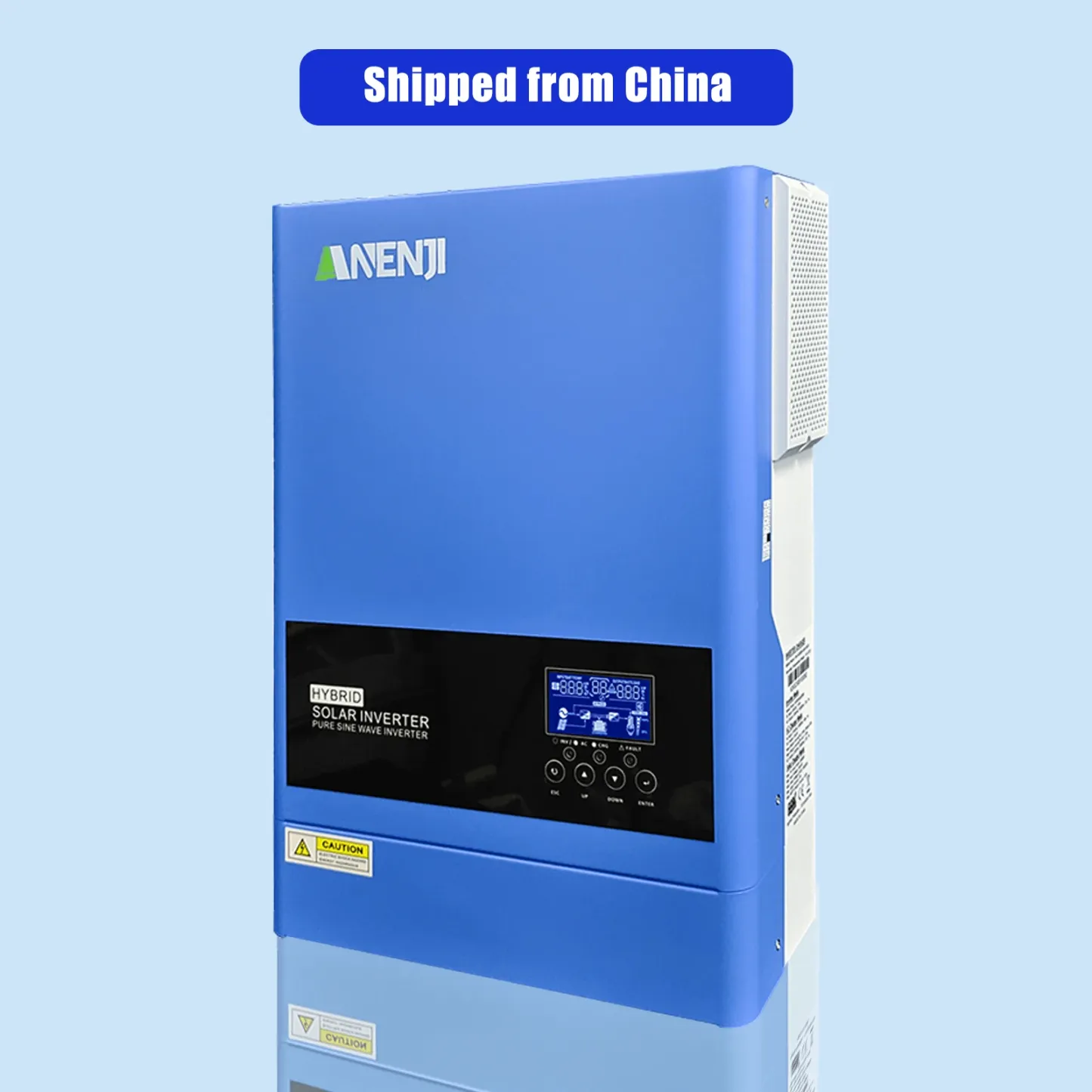 ANENJI 6.2KW 48V Hybrid Solar Inverter Pure Sine Wave Off-Grid with WIFI