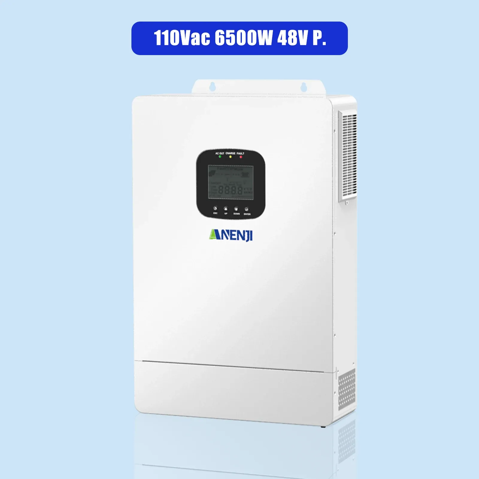 6.5KW 48V All in One Solar Charge Inverter with WiFi CT Optional Parallel Function-ANENJI