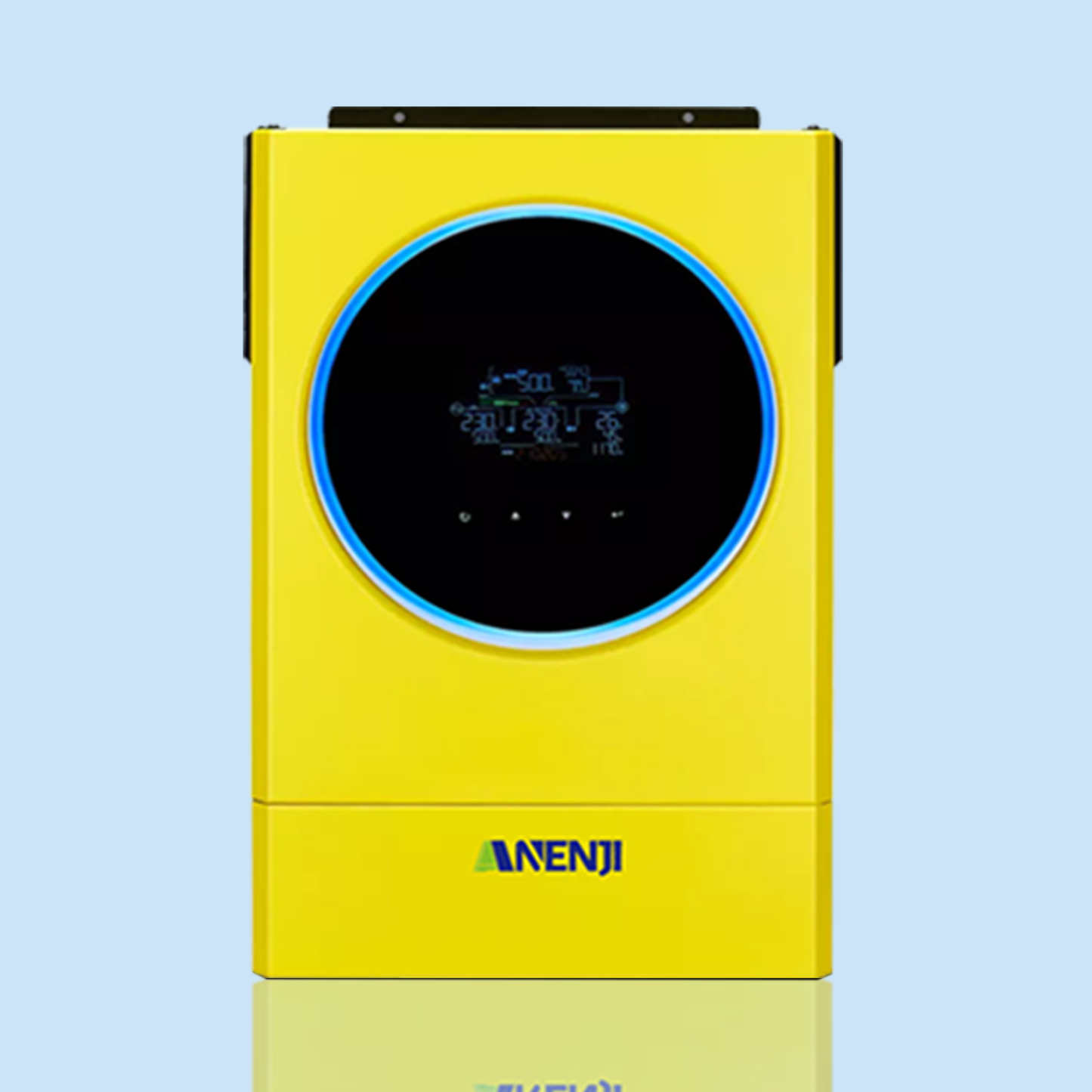 ANENJI 6KW 48V MPPT Hybrid Grid Tie Solar Inverter Dual Outputs Built-in WIFI BMS Support-ANENJI