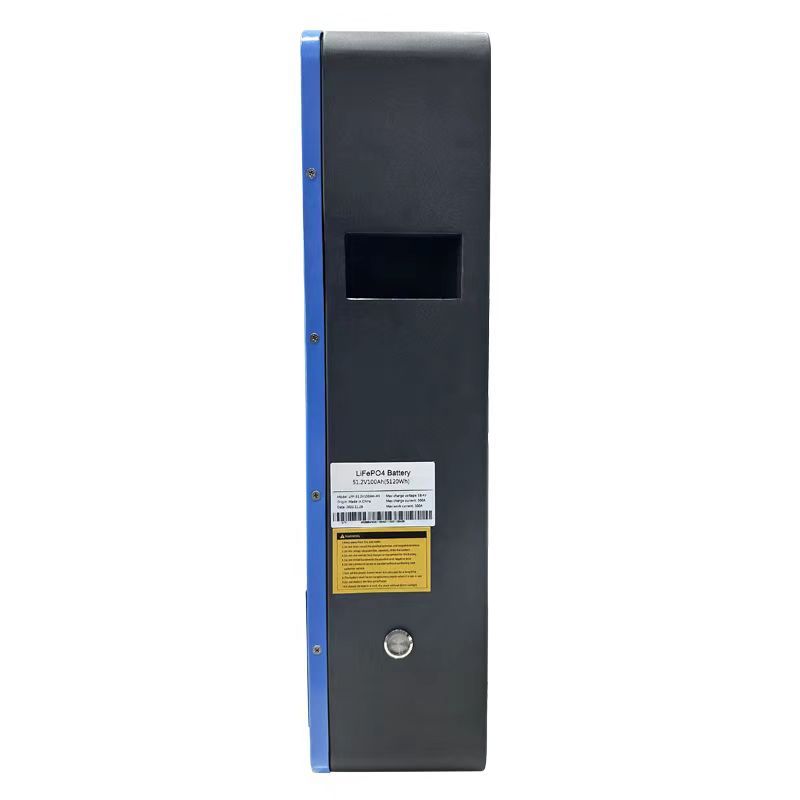 ANENJI 51.2V 100Ah Powerwall LiFePO4 Wall-Mounted Battery Pack 48V 5Kwh for Solar Off/On Grid Built-in BMS 6000+ Cycles -ANENJI