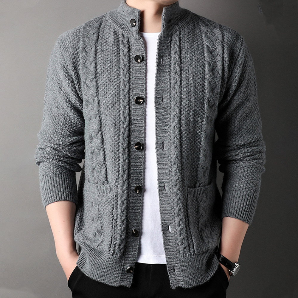 🎁 50% OFF ✨ 2023 new autumn and winter men’s simple knitted sweater cardigan 🍁