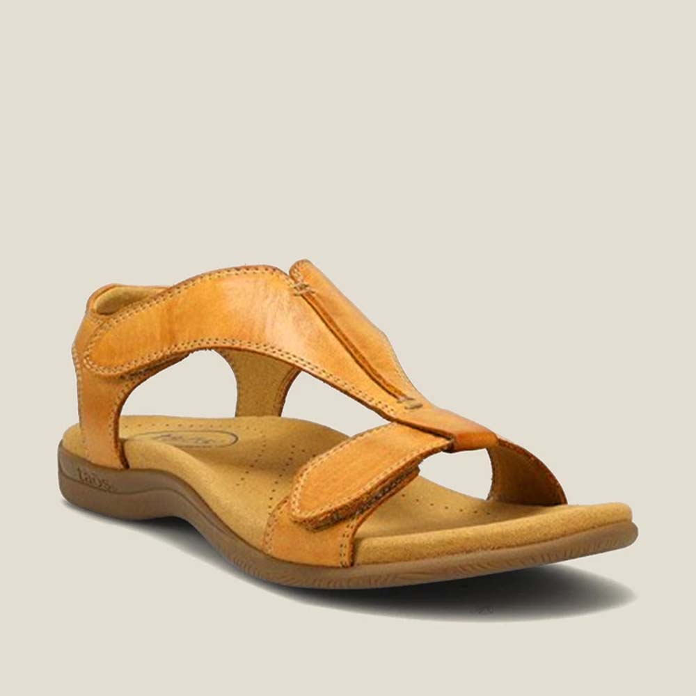 Menermode Nouvelles sandales compensées rétro Velcro pour femmes