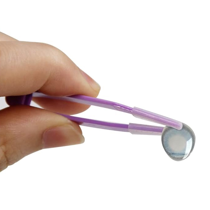 5 pcs Portable Contact Lens Stick Tool Case Set (Inserter/Remover+Tweezer with Soft Tip)