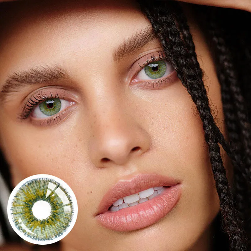 Unibling Star Light Green Contact Lenses