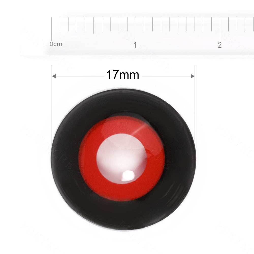 Unibling Tokyo Ghoul Black And Red Sclera 22mm