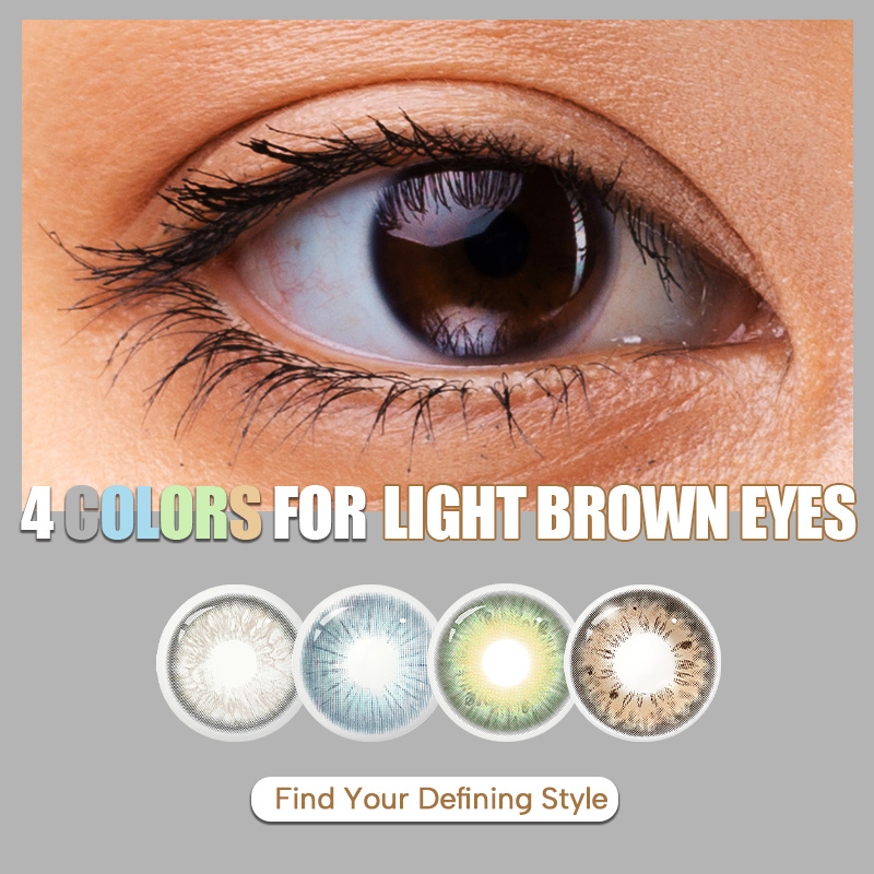 Light Brown Eyes Trial Set(4 Colors) 
