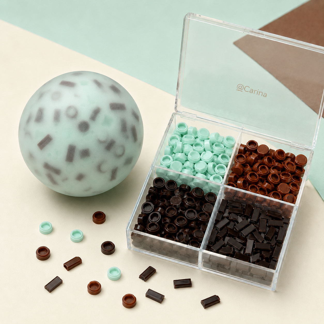 【Mint chocolate】—cream-base/super soft/crunchy/mochie covecr
