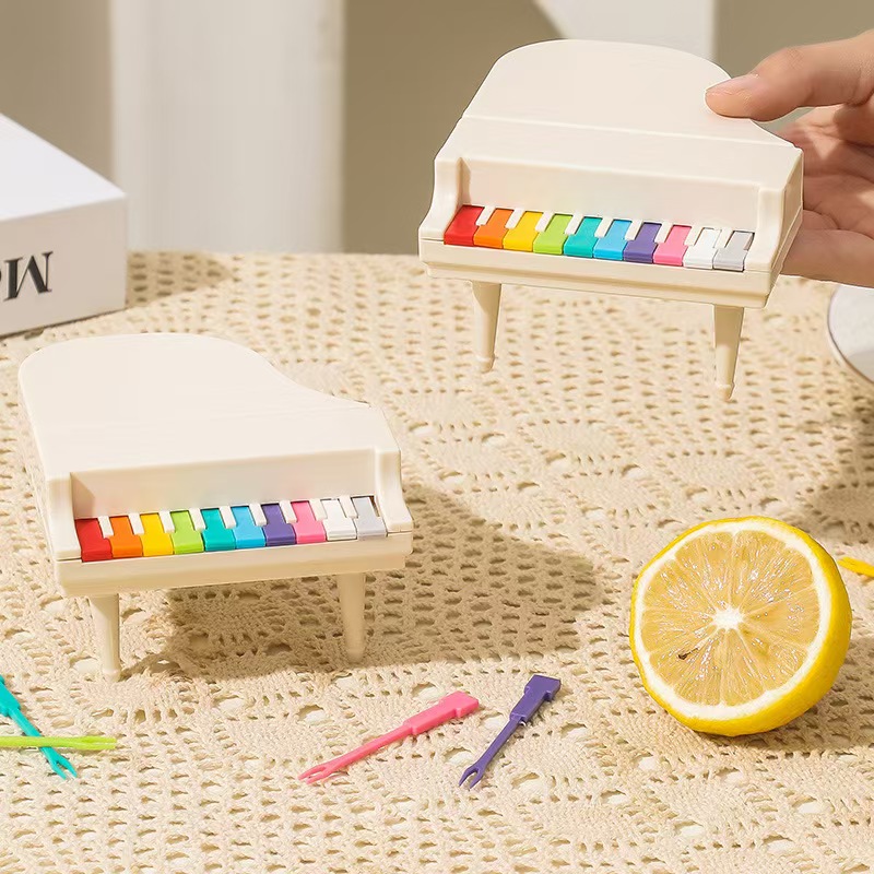 CARINIFY DIY Piano Fruit Forks - wish is 2 small shaker notebooks!