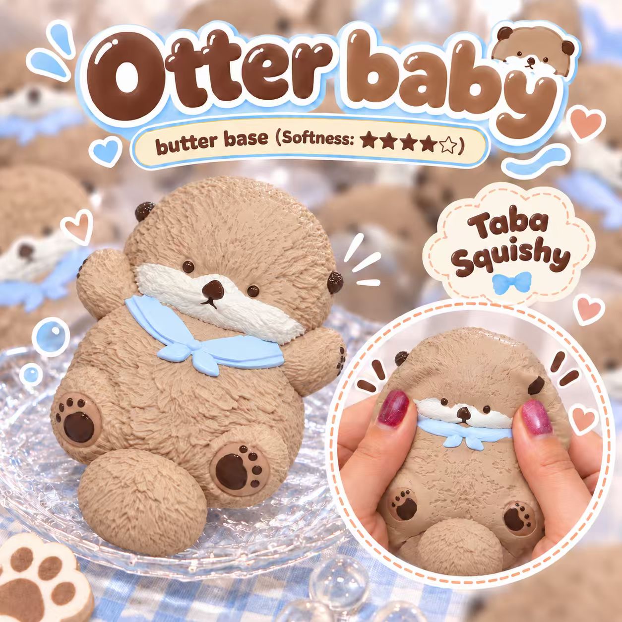 【Taba Squishy 】- not live made/butter base/milk base/soft/stress relieve