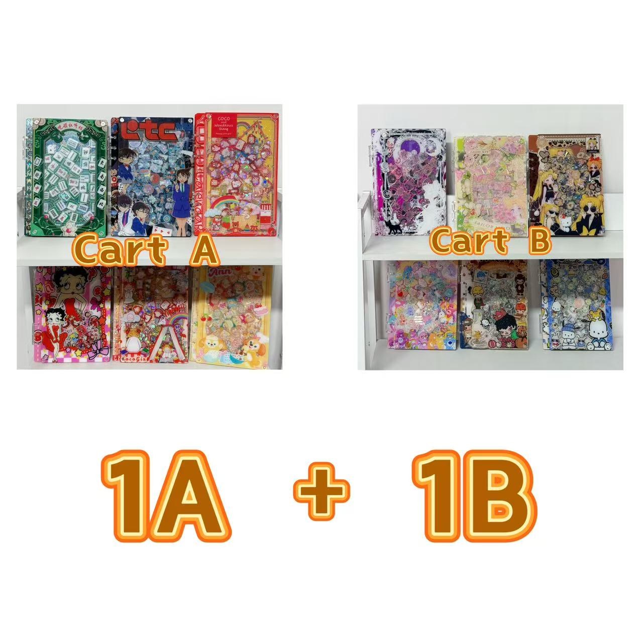 Carinify Shaker Notebooks - big or small!!