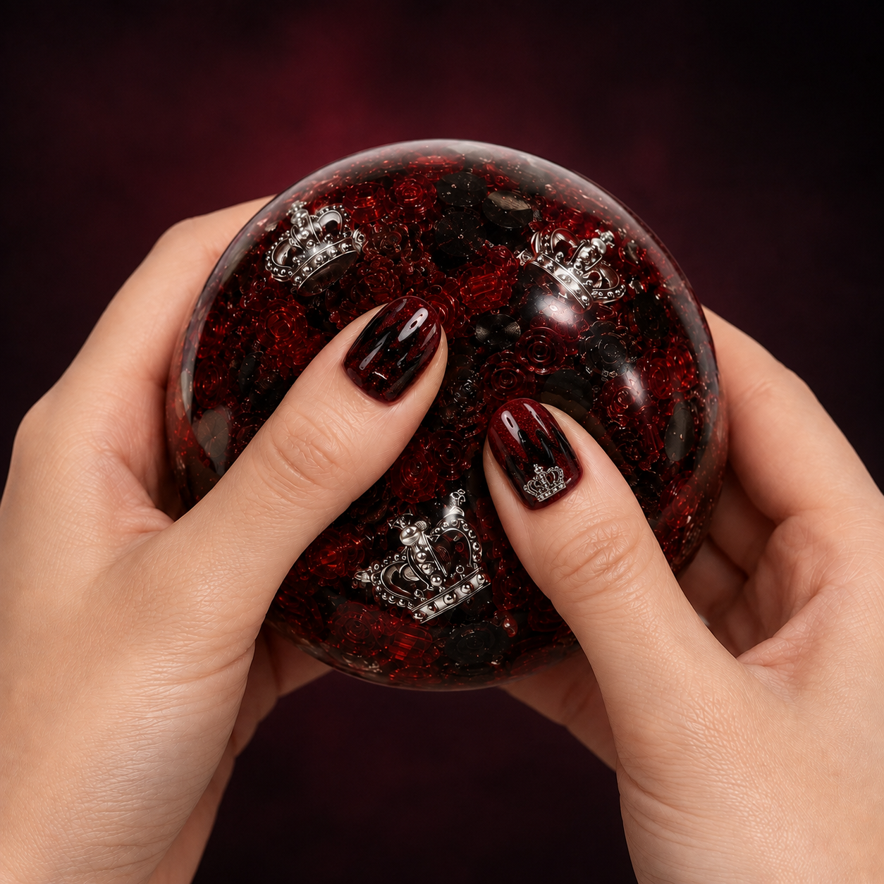 【Vampire Rose】—clear-base/red/crunchy/dark/rose
