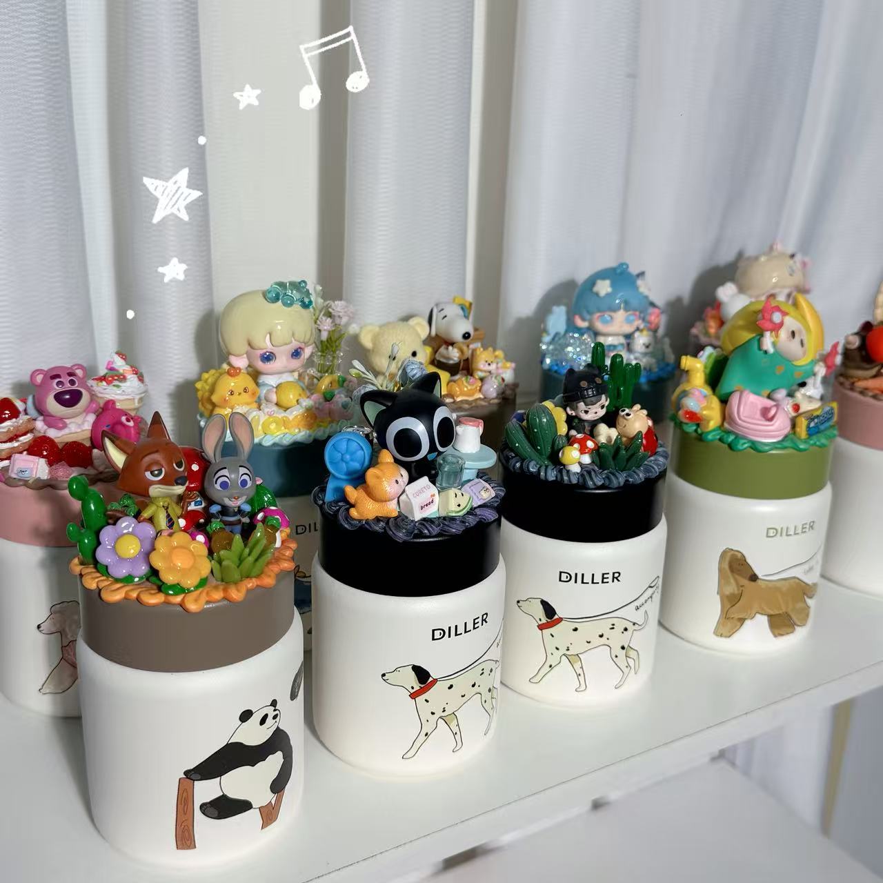 CARINIFY DIY Tumbler - right sticker is a small thermos~ 