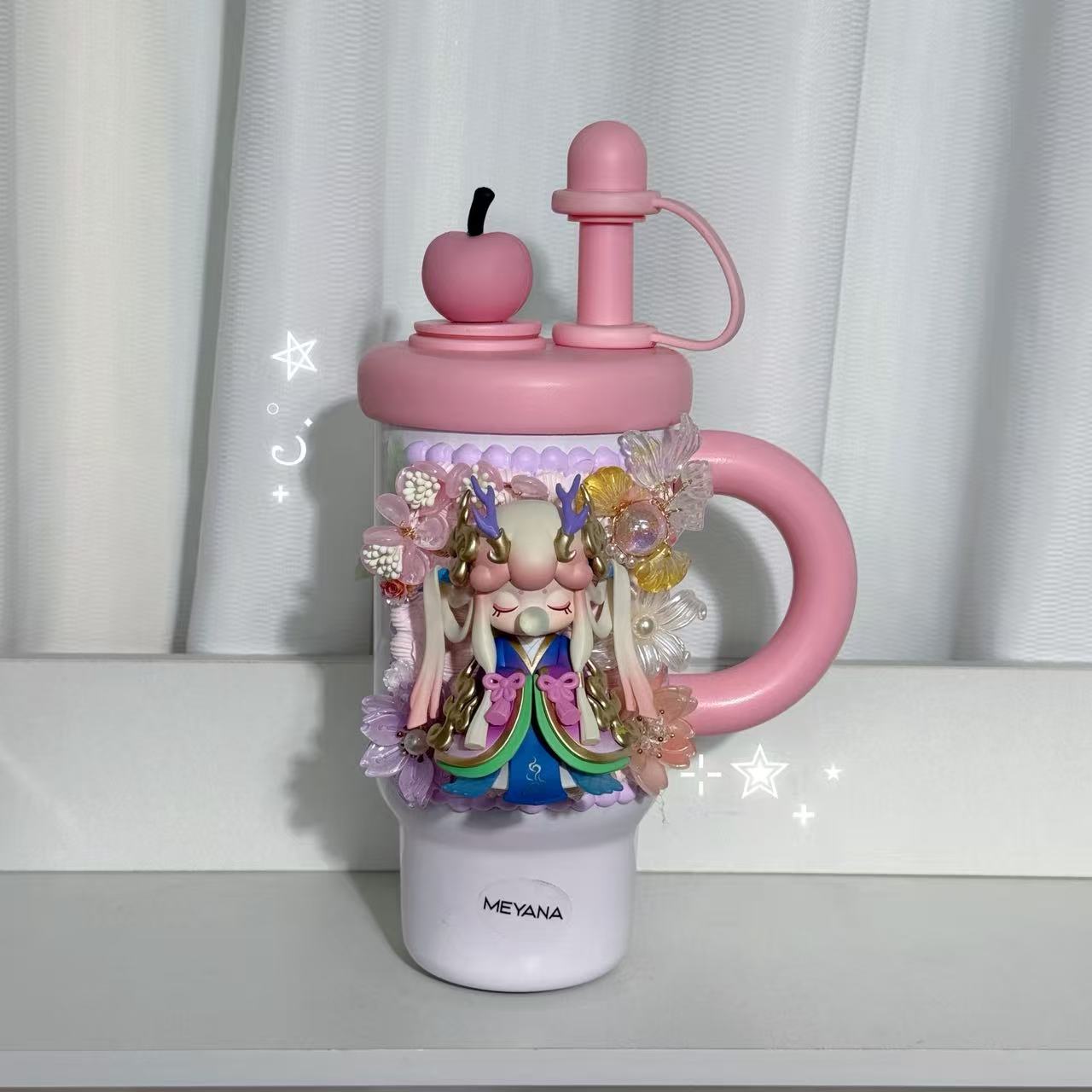 CARINIFY DIY Tumbler - right sticker is a small thermos~ 