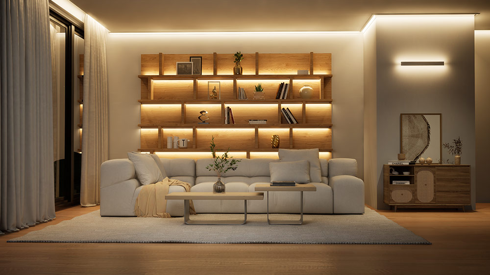 Top 10 LED Lights For Living Room Design For 2024 Muzata   Statement Sconces Muzata 