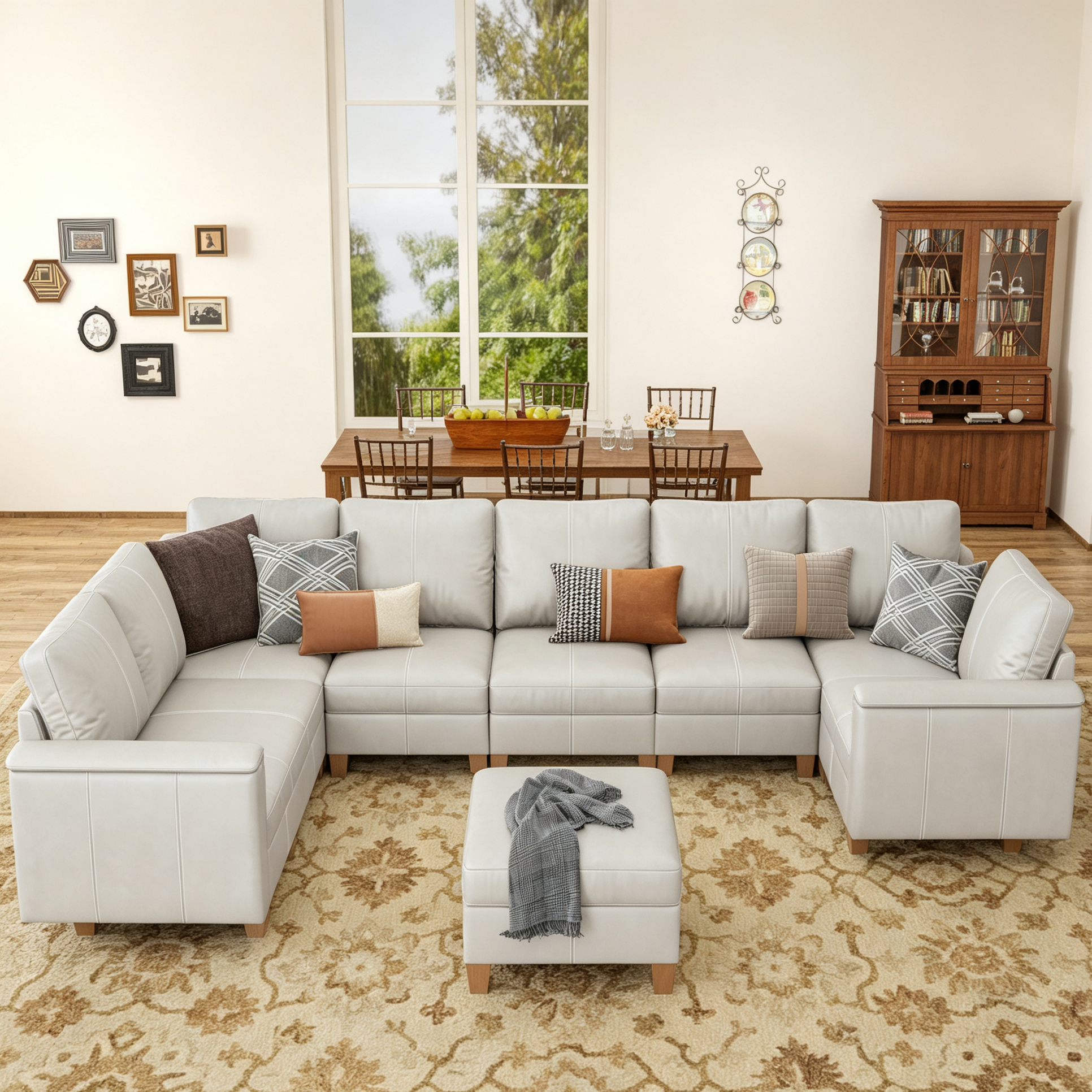 Nexus 9-Seat Sofa Bed | Leather Couch Collection