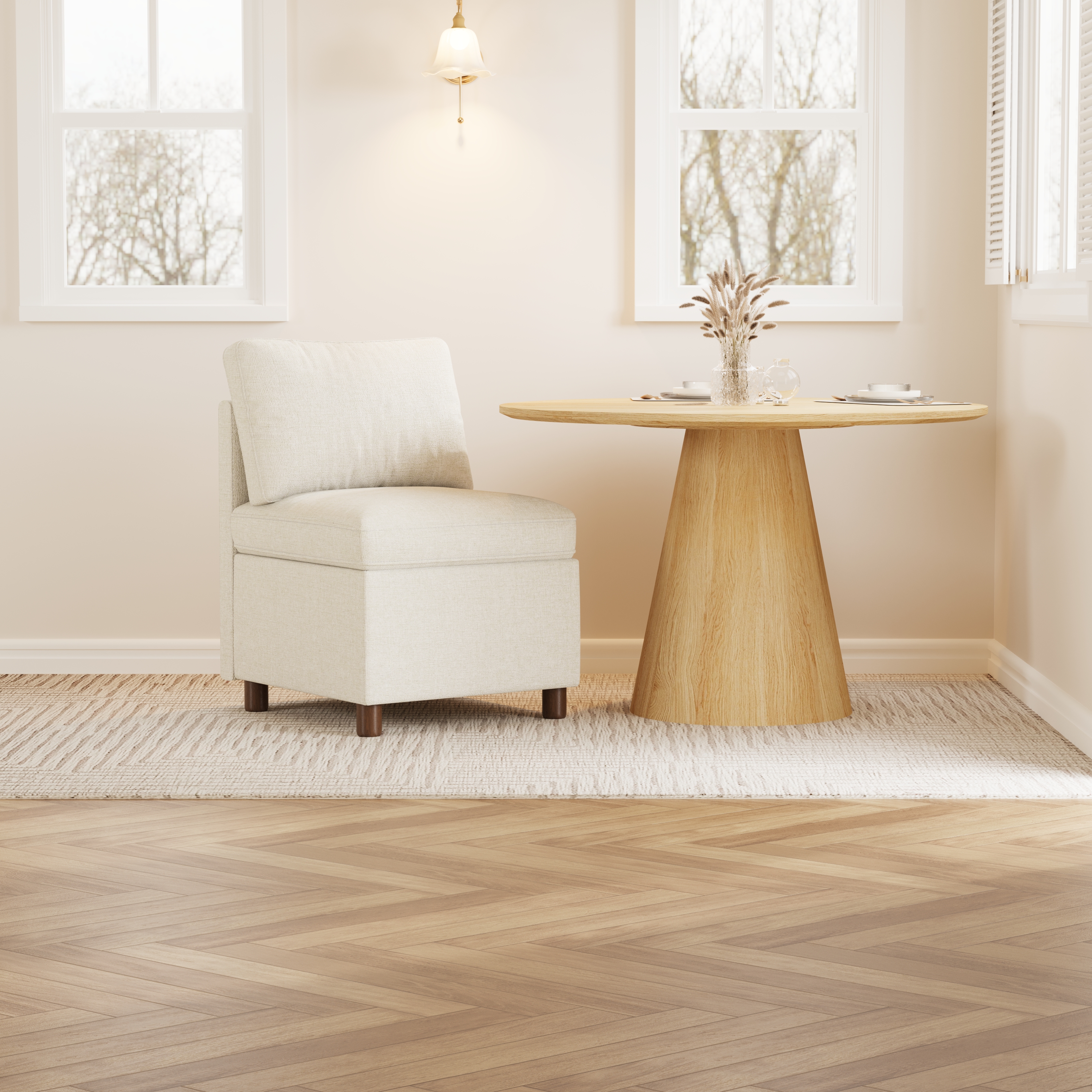 Aura Single Storage Chair | Breakfast Nook | SITJOY