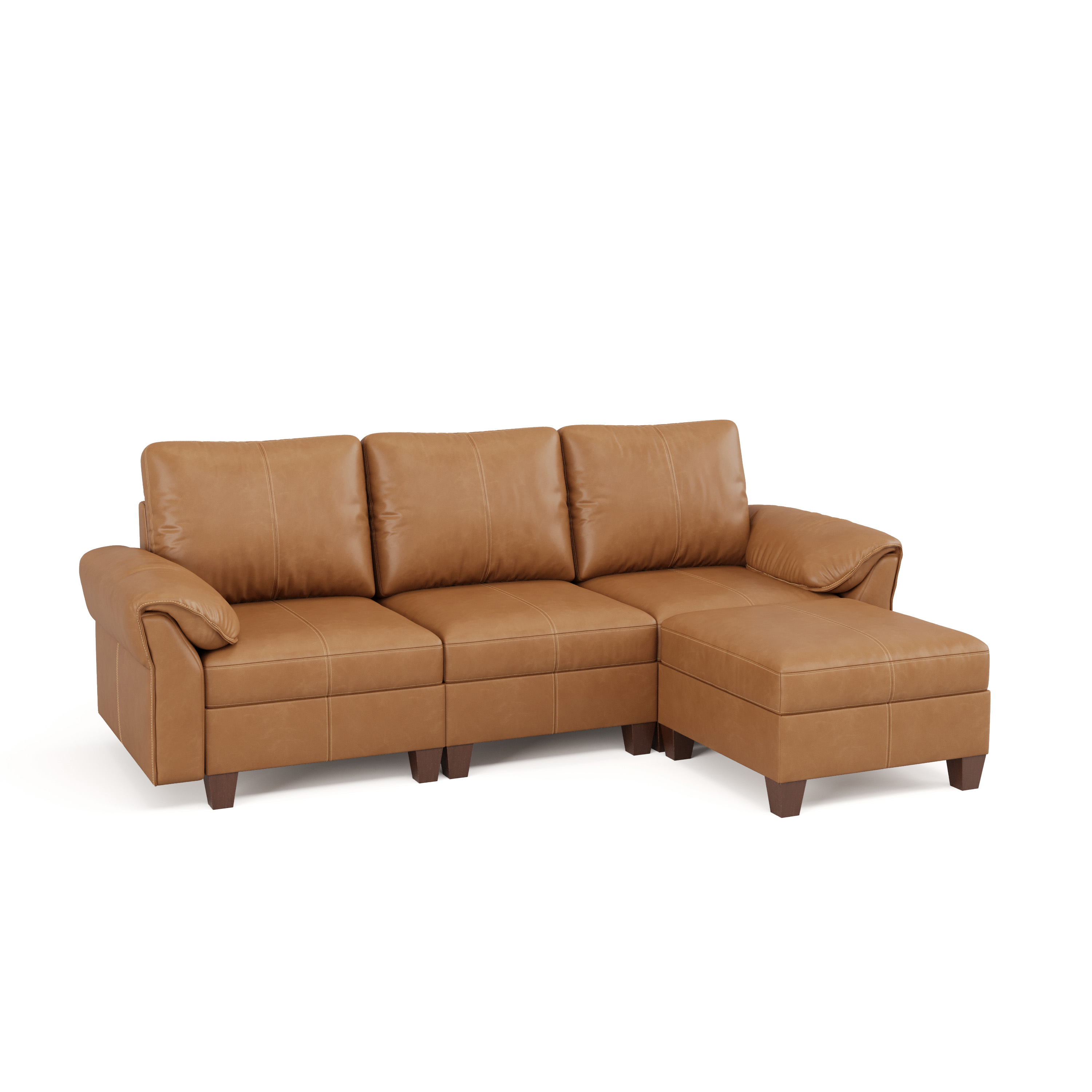 Nest Modular 4 Seats Sofa | Storage Ottoman | SITJOY