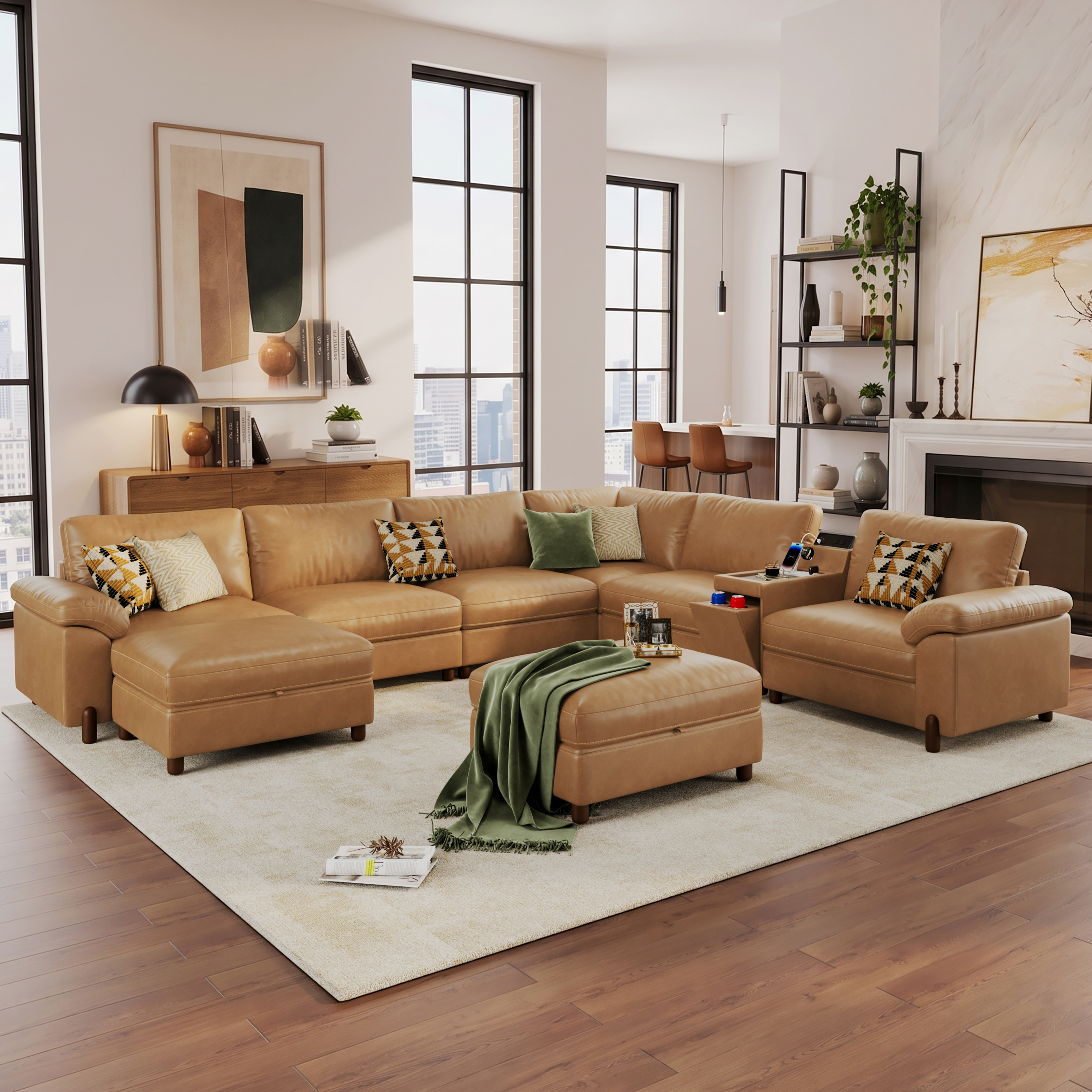 Vista 8-Seat U-Shaped Modular Sectional