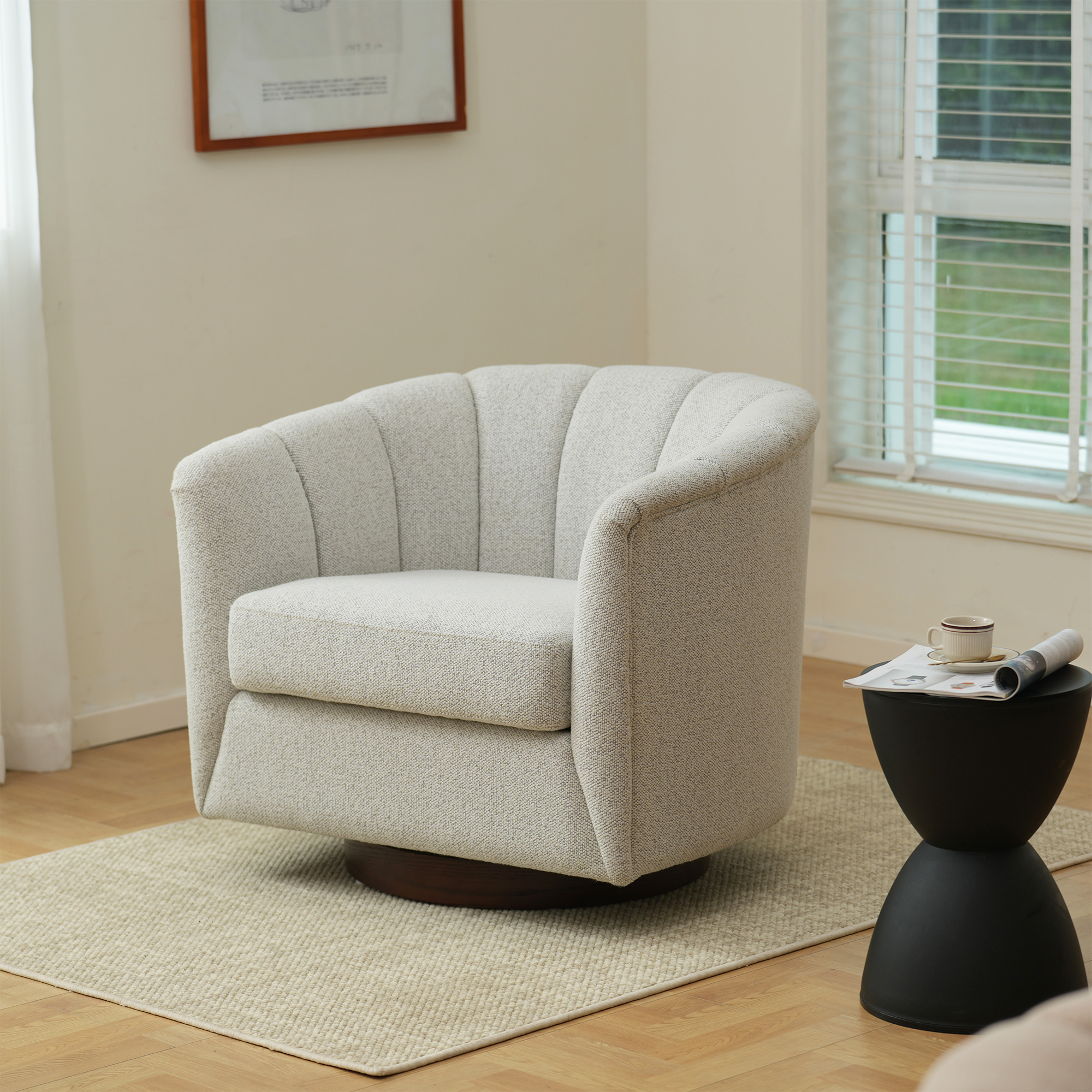 Wolen Modern Swivel Accent Chair