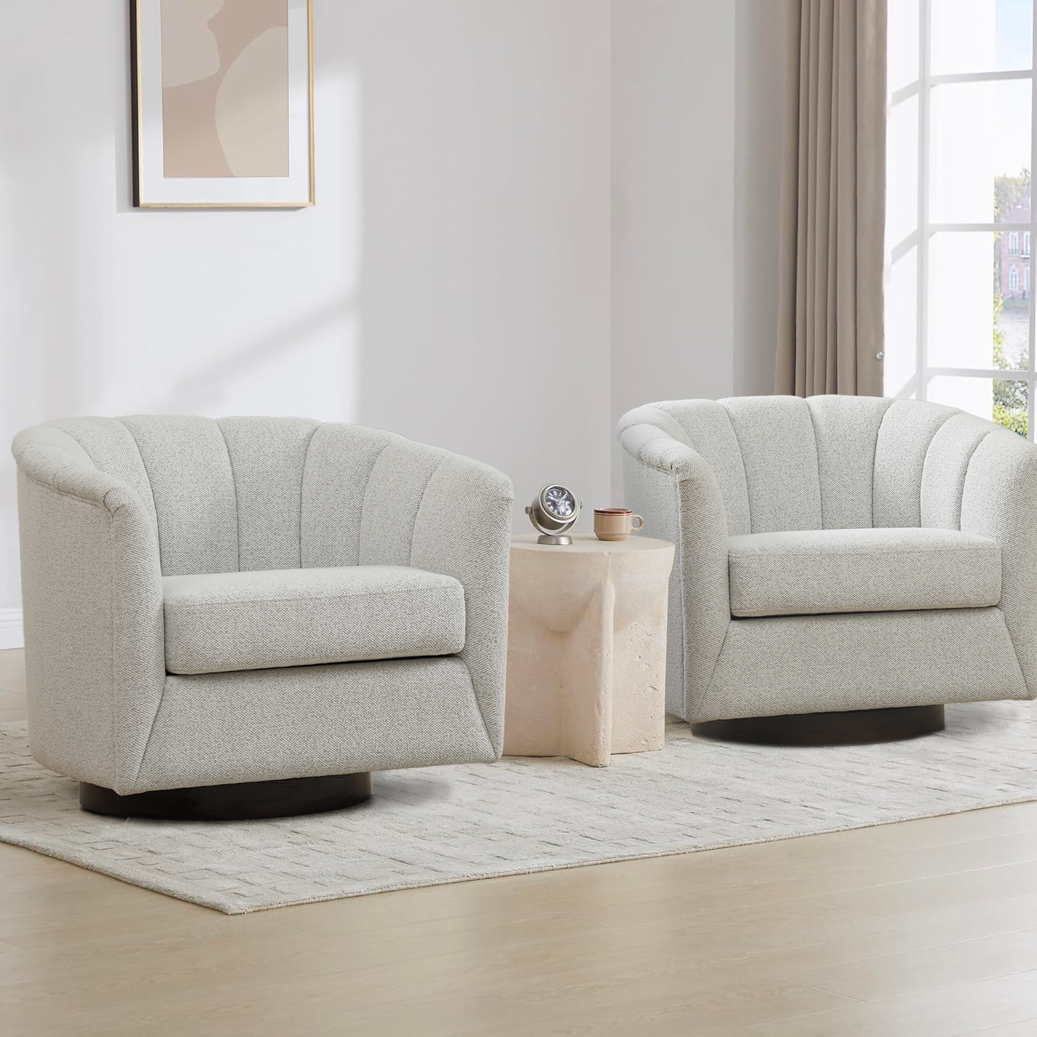Wolen Modern Swivel Accent Chair