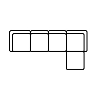 5-Seat L-shaped