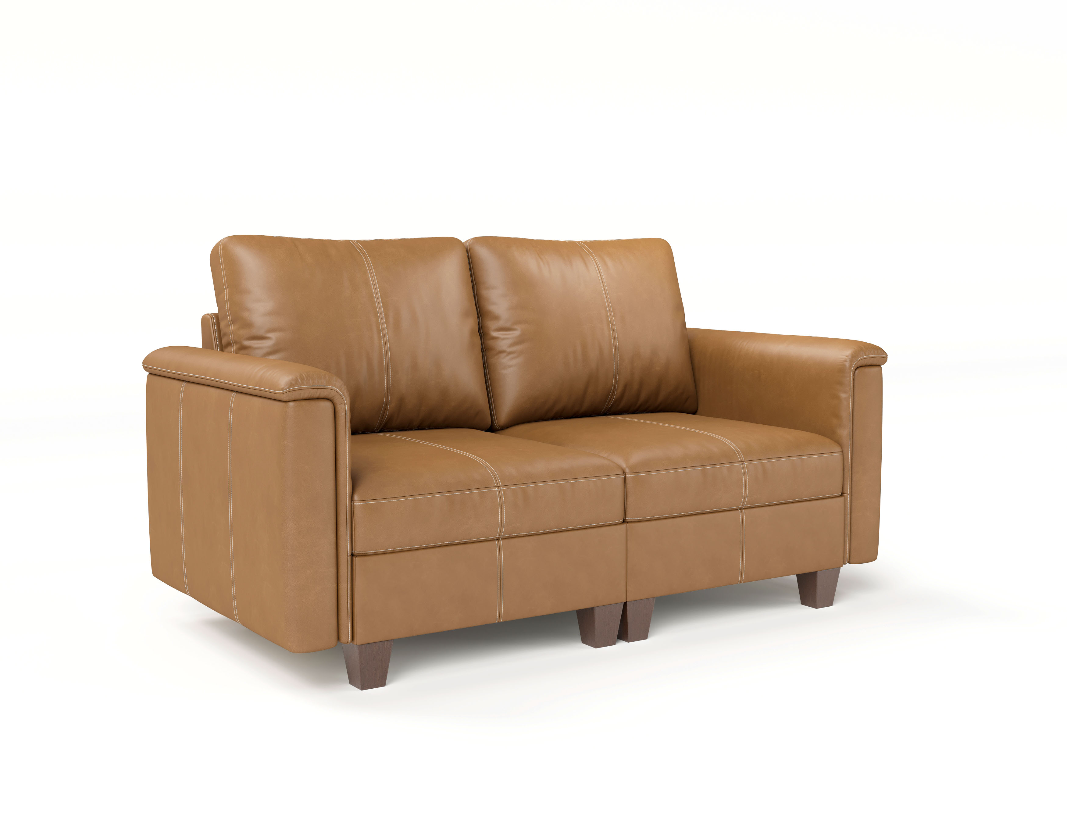 Nexus 2-Seat Faux Leather Sofa